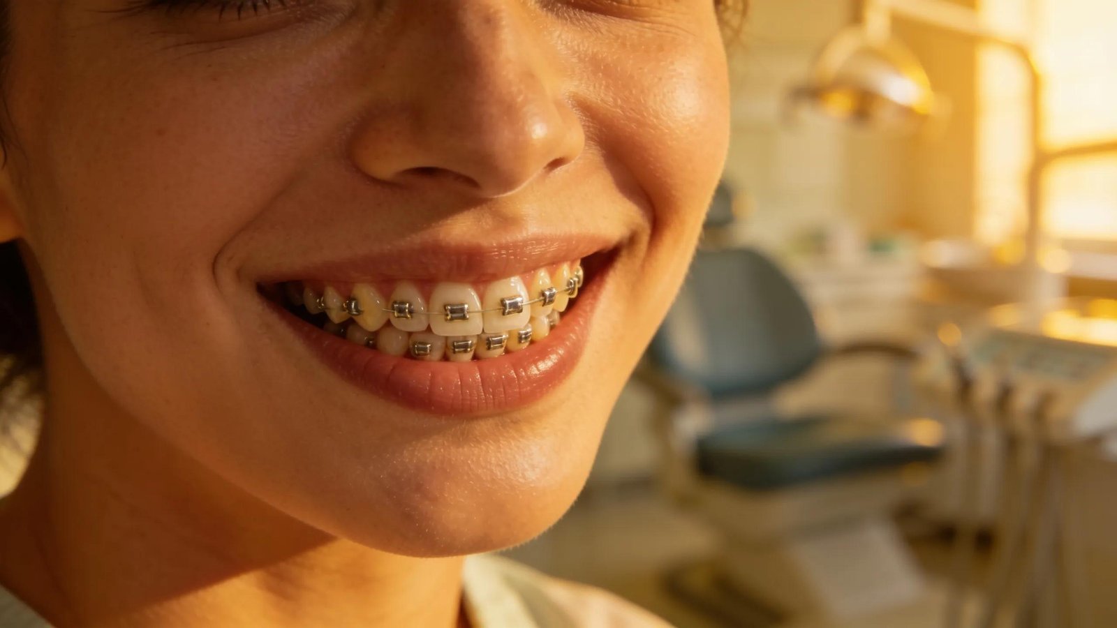 A happy patient showcasing their implant-supported bridges, emphasizing the advantages of dental restoration