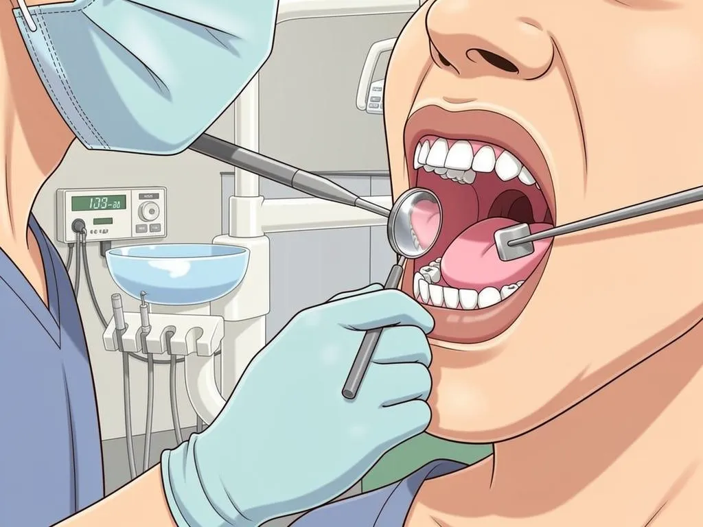 Dental extraction procedure with surgical tools and equipment, illustrating wisdom teeth removal recovery.